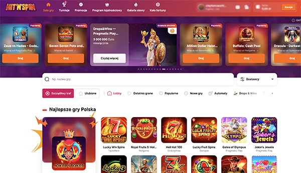 HitNSpin kasyno recenzja