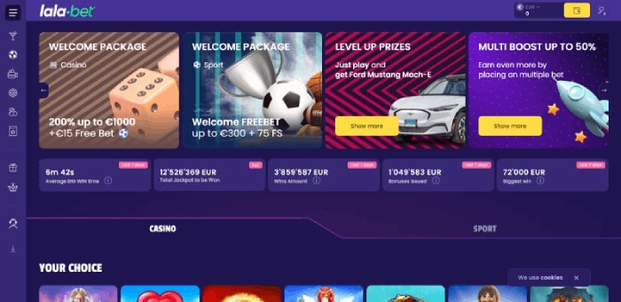 Top Nederlandse Casino Lalabet