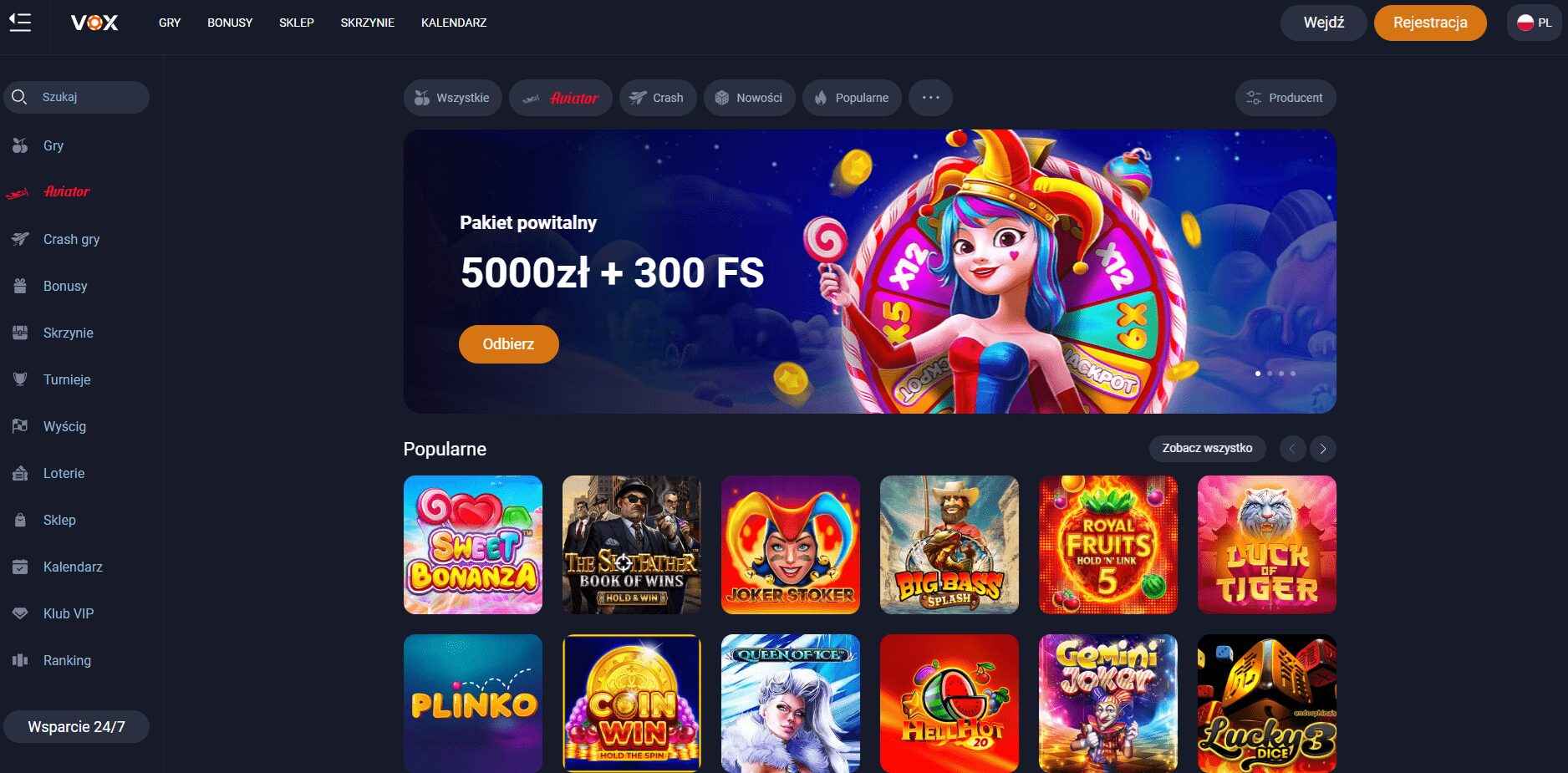Vox Casino Najlepsze kasyno online i Trustly