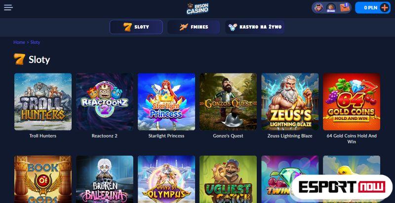Bison Casino gier PL