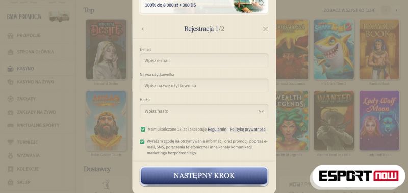 Rejestracija blackjack kasyno VIPLuck PL